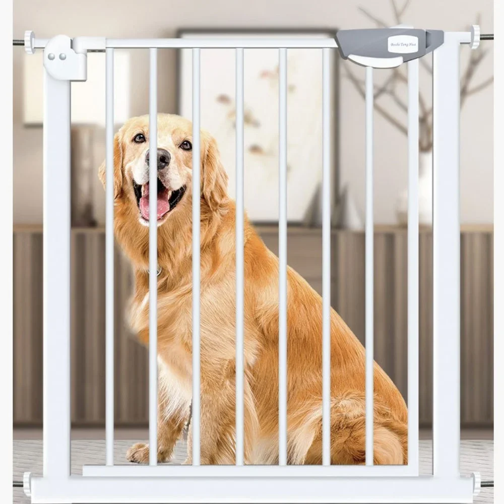 Auto Close Dog Fence Gate Pet Protective Door Child Protective Fence Baby Safety Gate Easy Installation Without Drilling