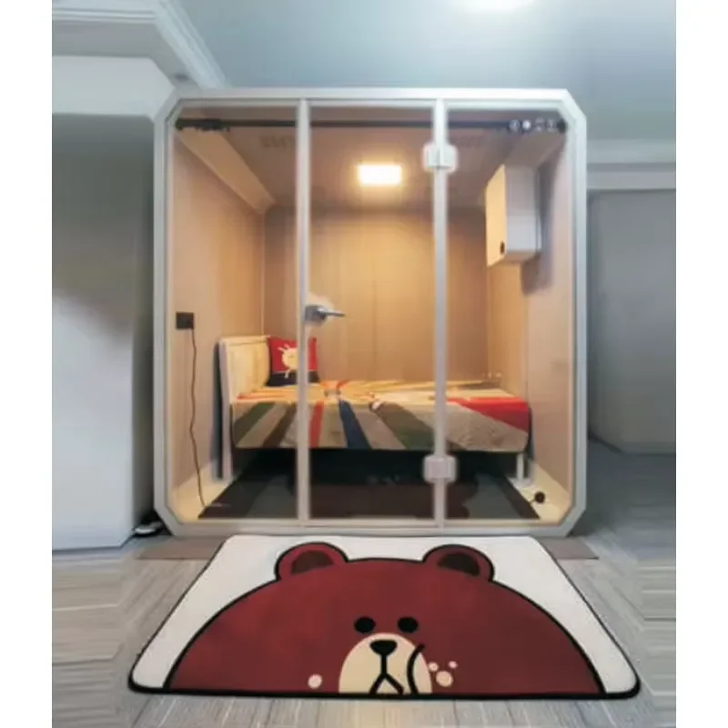 Soundproof Recording Studio Mobile Office Cabin Modern Sleeping Booth for Live KTV Studio Warehouse Use
