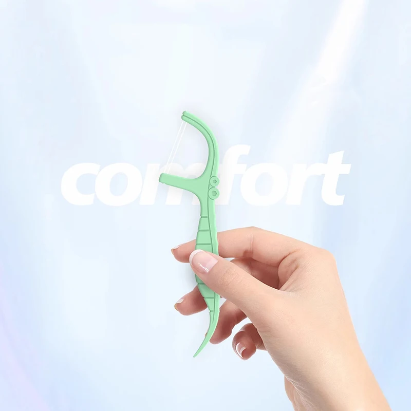 

Зубная нить со вкусом мяты, домашний пакет для взрослых, высококачественная ультратонкая зубная нить для чистки, необходимая для дома, одноразовая