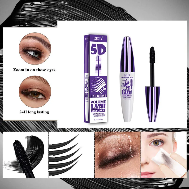 Extreme Starry Sky Black Liquid Volume Lash Mascara Waterproof Quick Drying Long-Lasting Women Beauty Cosmetics Makeup Products