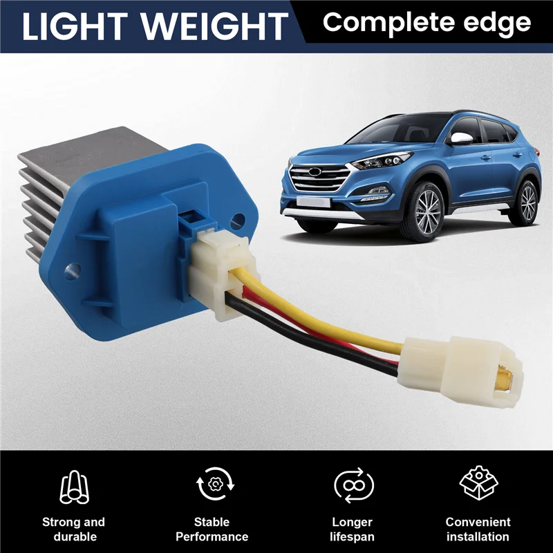 

Резистор двигателя вентилятора QB-HVAC для Hyundai Tucson 2.7L 2005-2006 97179-2D200 971792D200