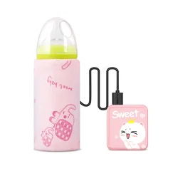 Chauffe-biSantos isolé USB, chauffe-lait, chauffe-eau, sac d'allaitement, poussette de voyage