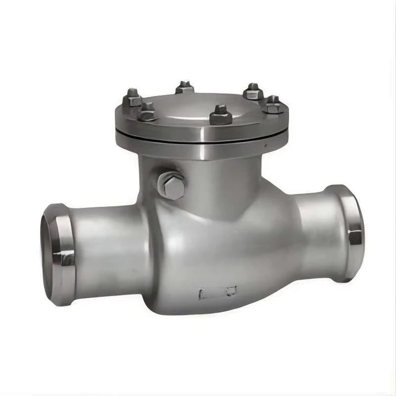 

Stainless steel swing type soft seal check valve high temperature water hydraulic check valve
