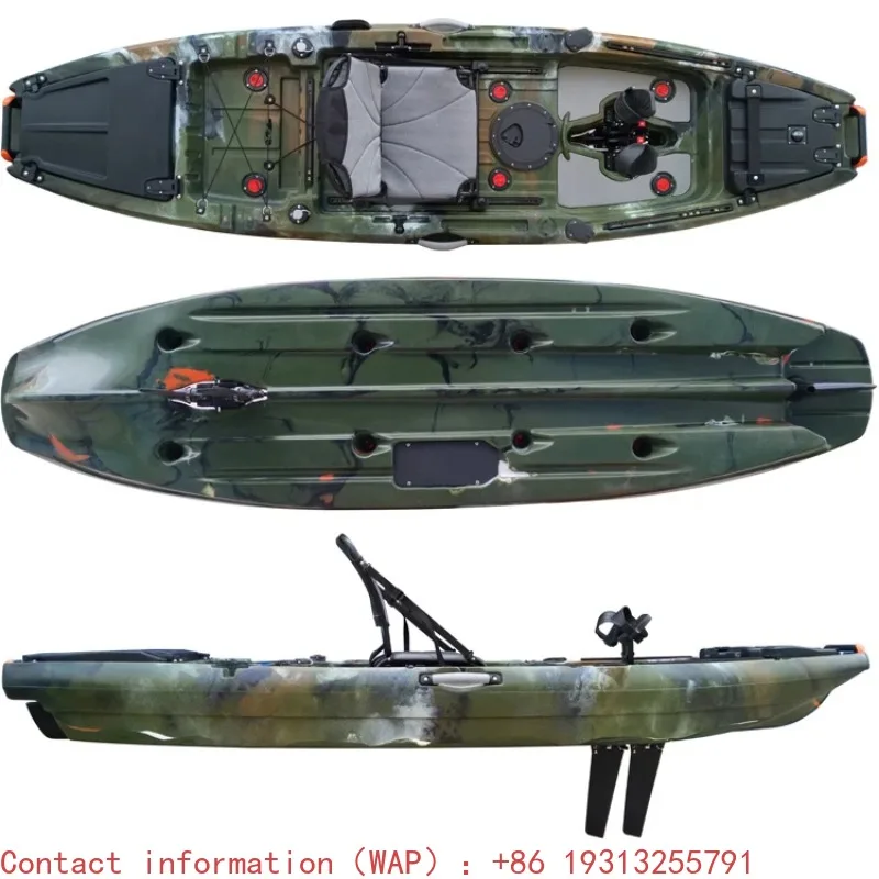 

【Best-selling】Wholesale Single Seat Pedal Fishing Boat 2025 Hot Sale Pedal Drive Water Craft