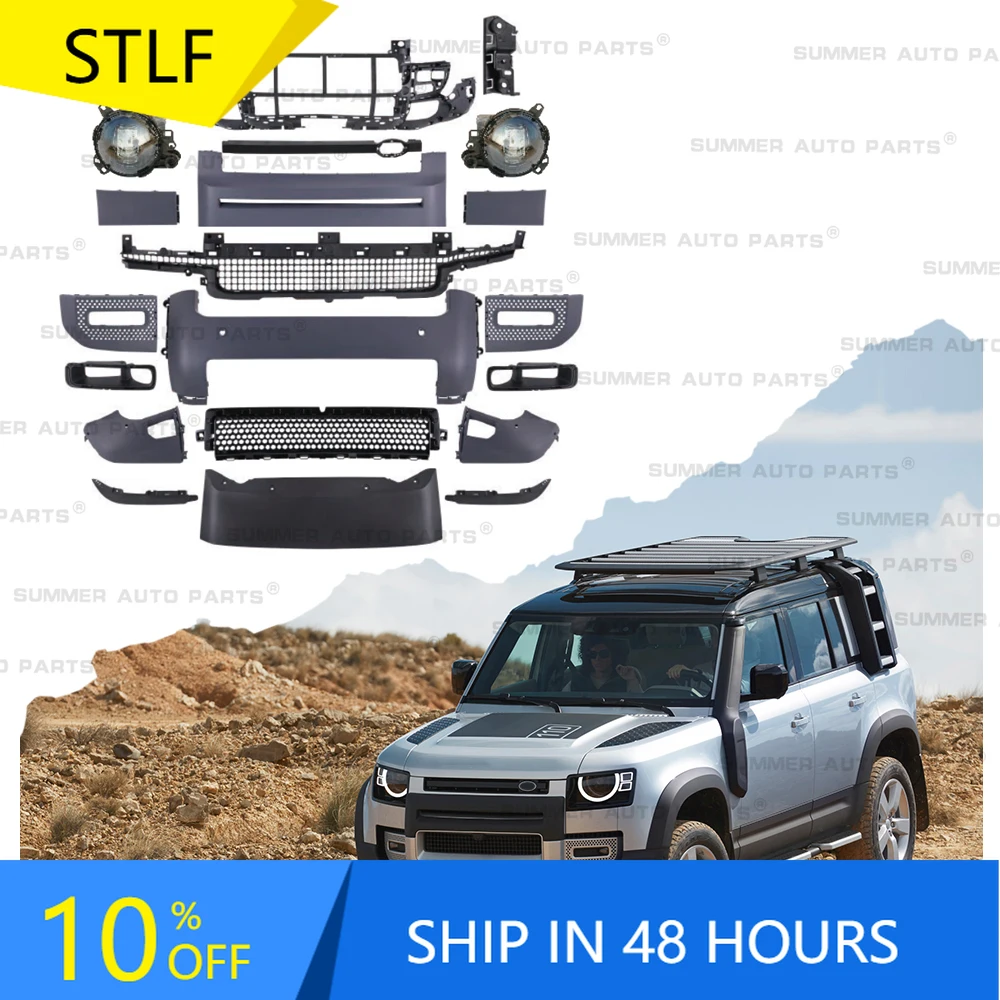 

Car Accessories Auto Spare Parts Bumper Grille Face Lift Kit Original Front Body Kit for Land Rover Defender 90 110 Parts
