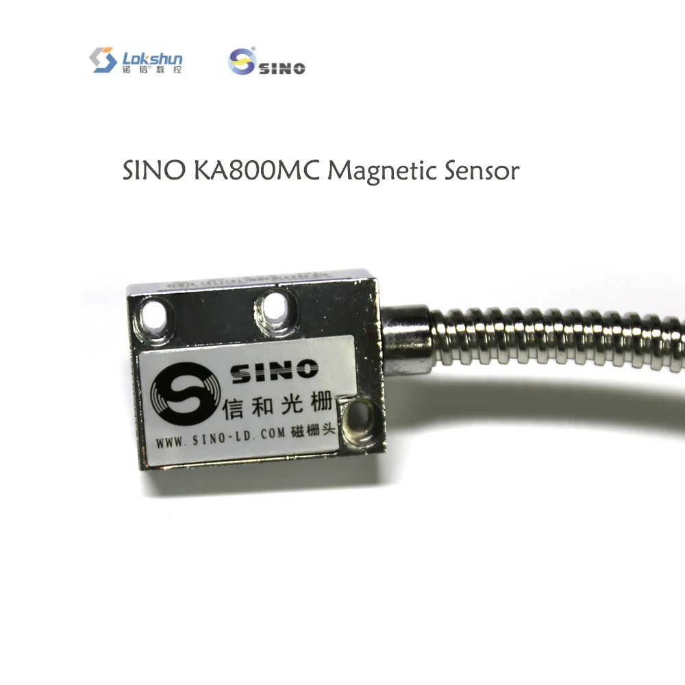 Sino KA800MC Magnetic Scale Tape Magnetic Sensor Reader Head Linear Displacement Sensor Resolution 0.005mm With Magnet Strip