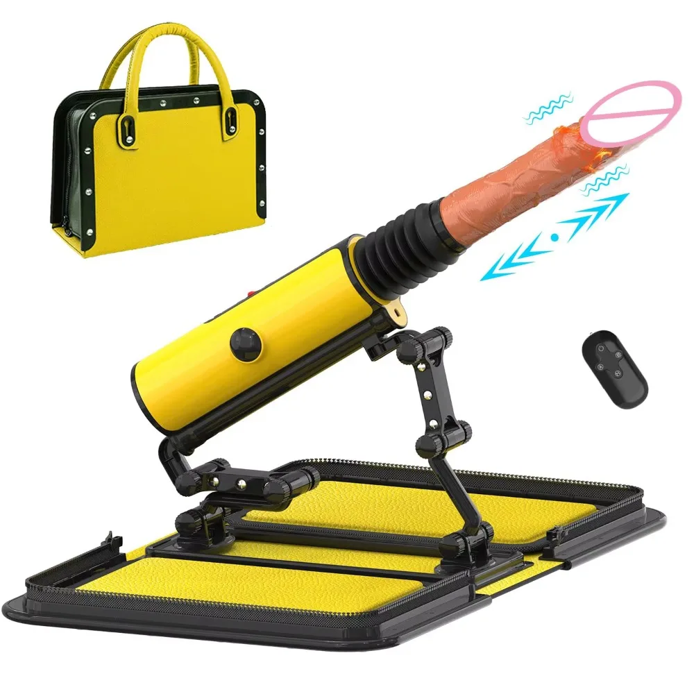 Remote Control  Masturbation Sex Gun Heating Vibrating Thrusting Automatic Dildo  Machine for Women Lesbian Insertable sex toy