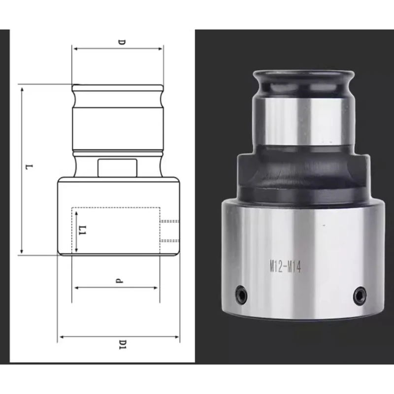 1pc TC820 GT12 GT24 J4016 GT12 19mm Round Die Tap Holders Of Threading Taps Die CNC Chuck Die Quick Chuck Locker