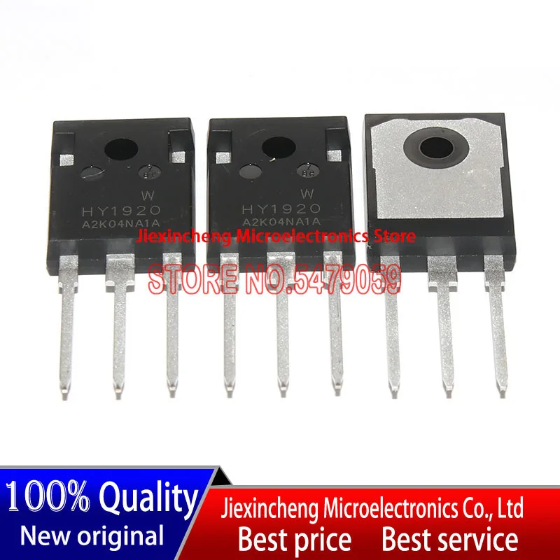 新しいオリジナルのmosfet、hy1920w、hy1920、to247、200v90a、ロットあたり10個