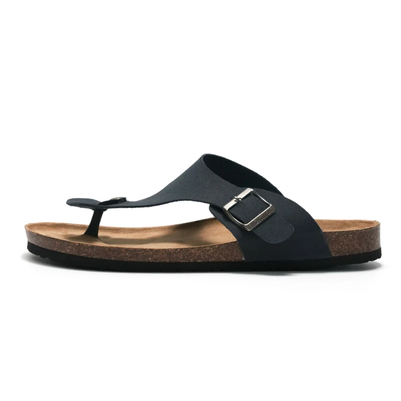 

2024 New Summer Flat Non-Slip Wear-Resistant Buckle Sandals Comfortable, Casual, Lightweight and Fashionable Men's Slippers
