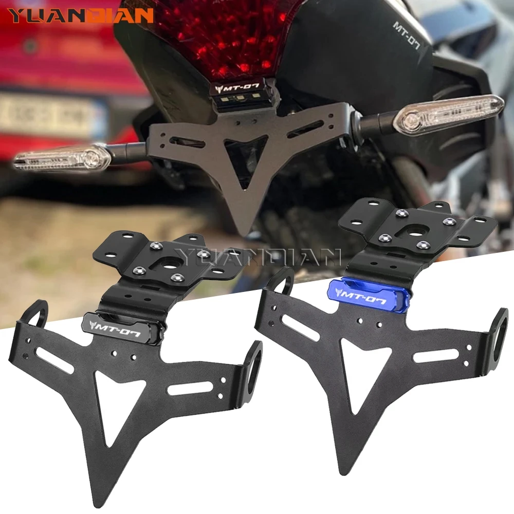 

Держатель номерного знака для Yamaha MT07 MT-07 MT 07 2013-2025 2024 2023 2022 Аксессуары для мотоциклов Tail Tidy Fender Eliminator