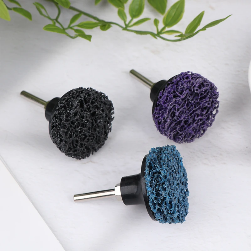 

10 шт., черный/фиолетовый/синий, 2 дюйма, 50 мм, угловая шлифовальная полировальная лента, диск для удаления ржавчины, абразивный круг для металла