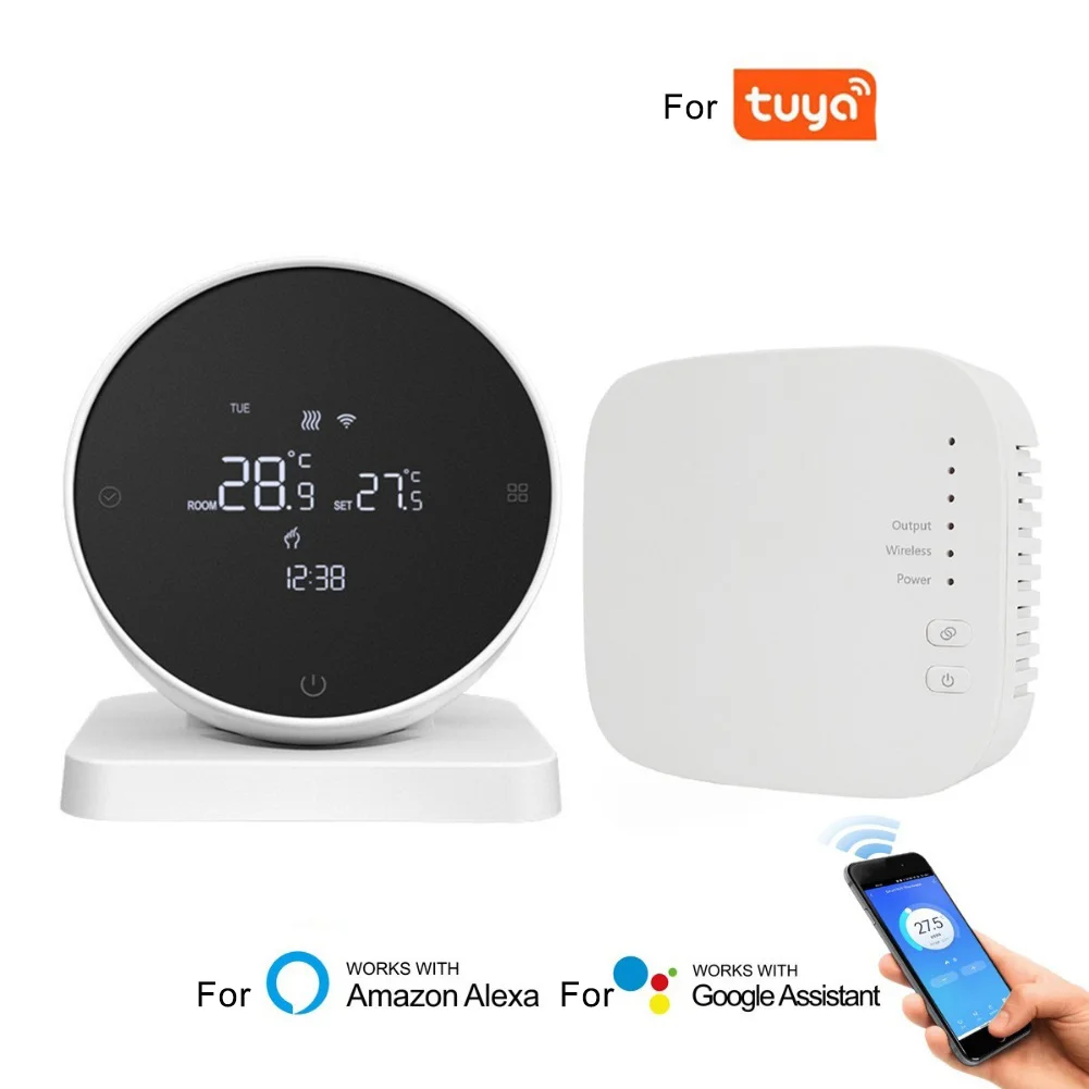 

Remote Control Thermostat Smart Temperature Controller Receiver 93*83mm 3A Load Current Flexible Programming Options