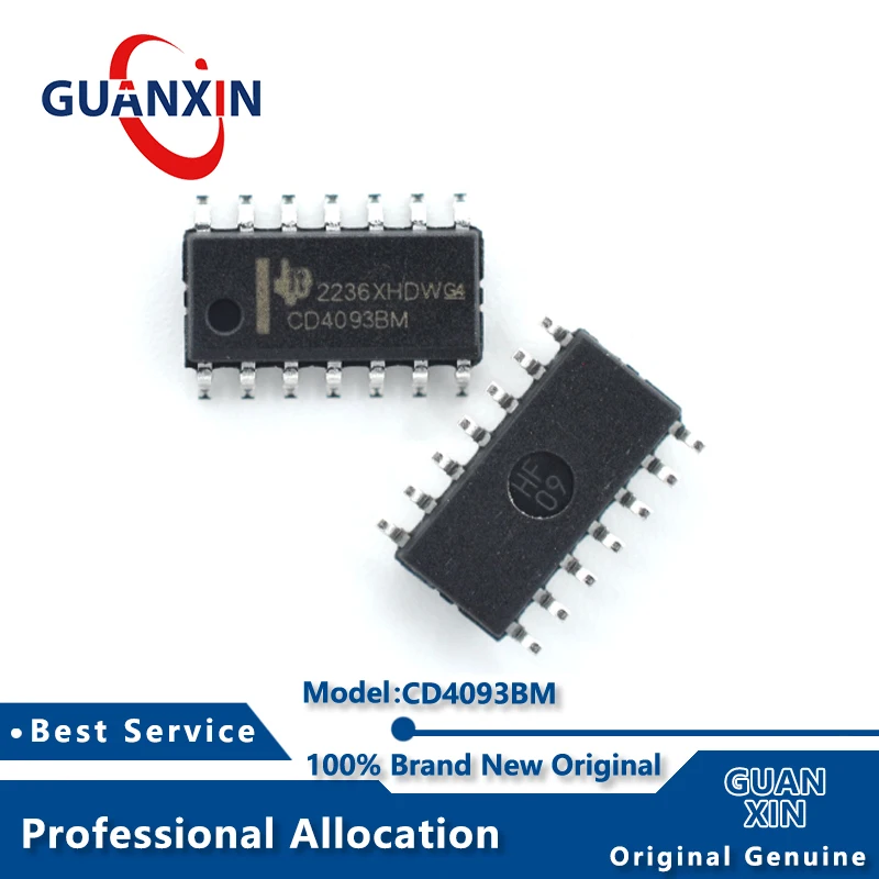 

100% New Marking CD4093BM CD4093BM96 CD4093BMT SOIC-14 CD4093