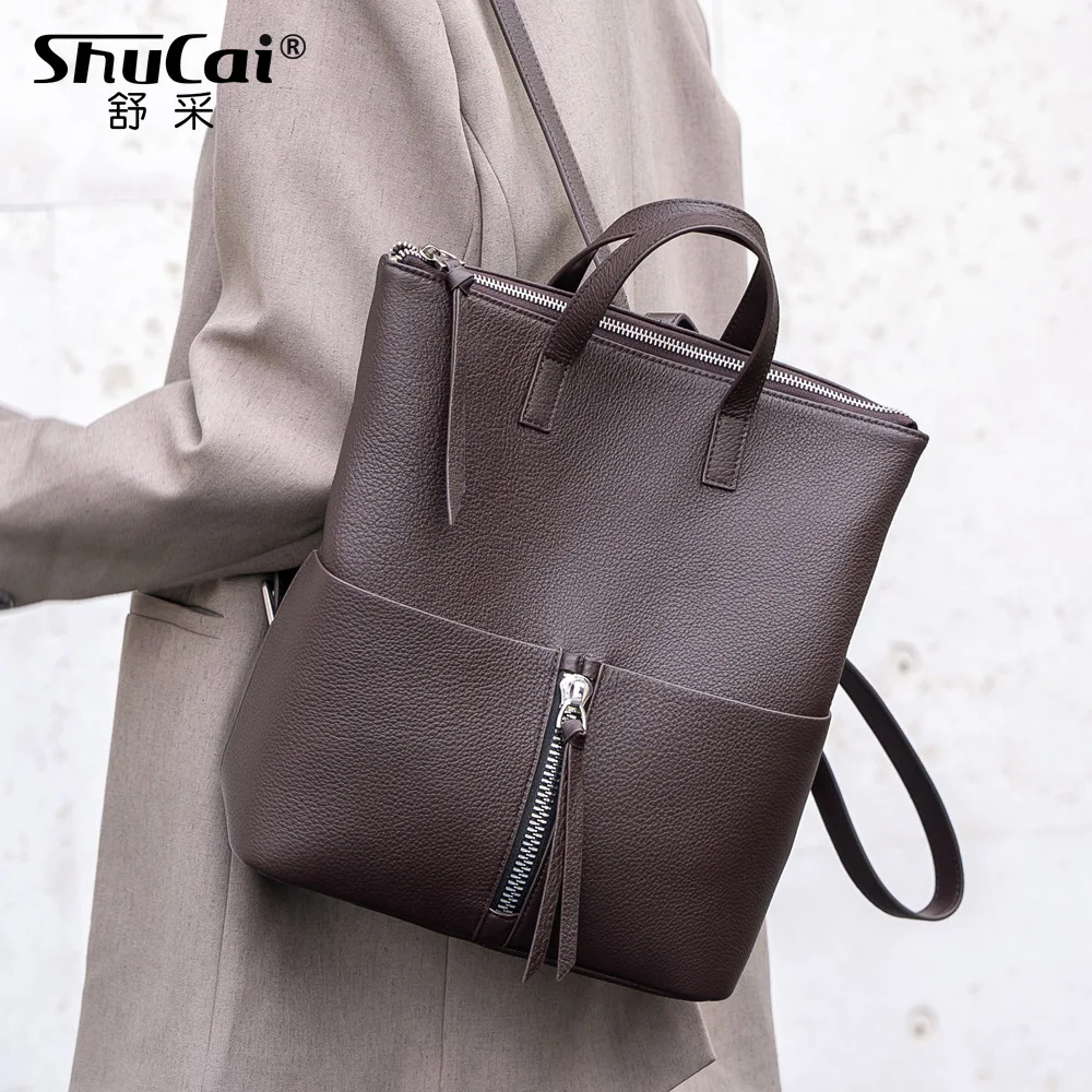 

Genuine Grade Cow Leather Women Fashion Backpacks Luxury Designer Brand Ladies Fashion Small Handbag for Woman High Quality New