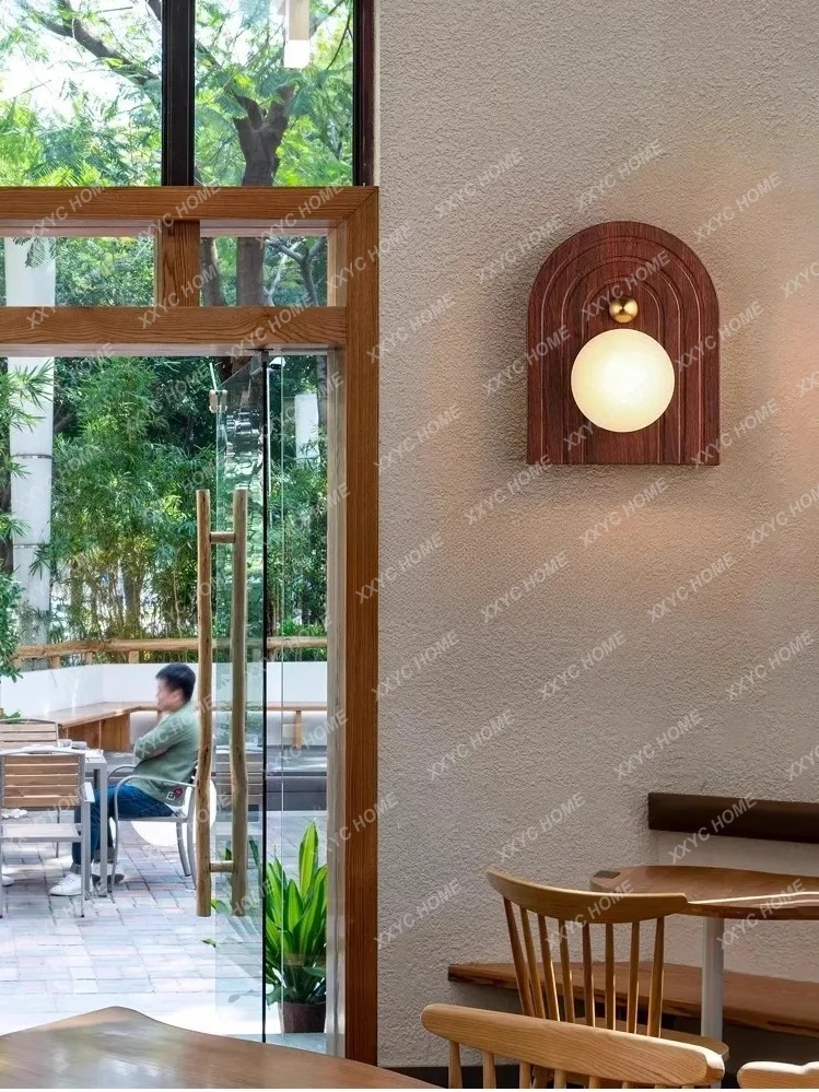 

A Retro Living Room Bedroom Decoration Medieval Hotel Bedside Aisle Luminous Ornament