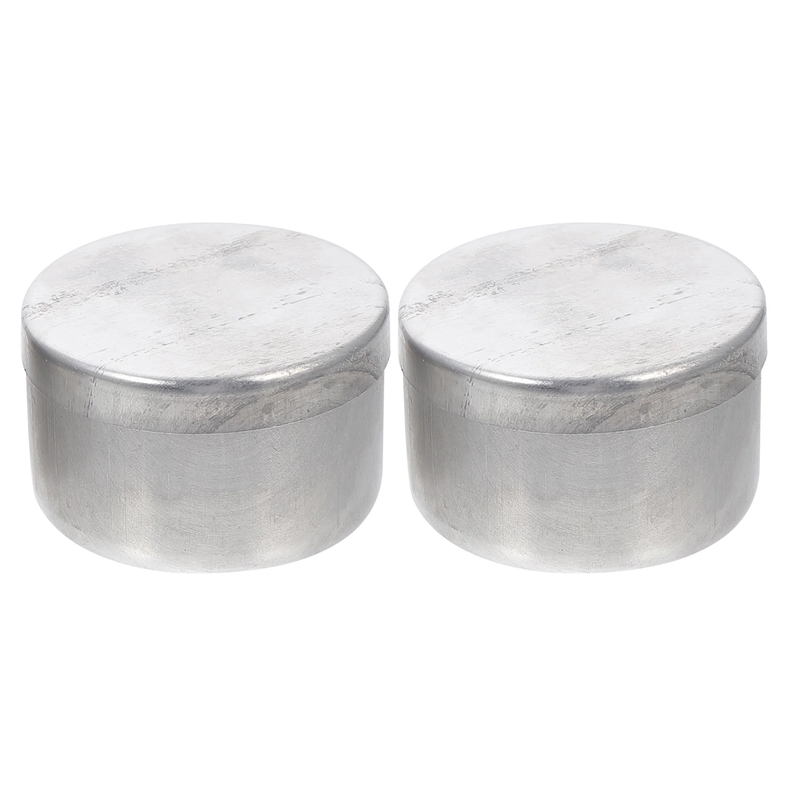 

2 Pcs Aluminum Weighing Pan Tool Laboratory Holder Specimen Soil Boxes Dish for Sampling Jar