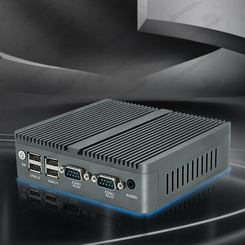 J1900 fanless industrial computer micro host dustproof, shockproof and high temperature resistant industrial control computer