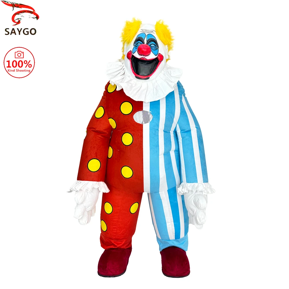 

SAYGO Inflatable Funny Clown Plush Costumes Parade Adult Characters Cosplay Halloween Party Performance Props Costumes