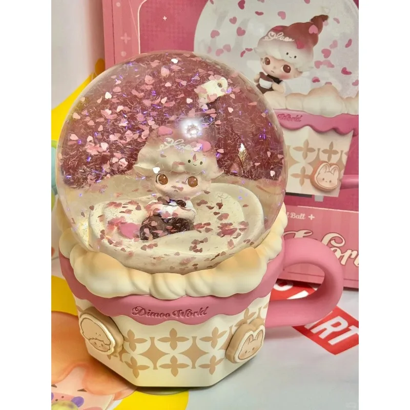 

POPMART DIMOO ограниченная серия, серия времени, светящиеся песочные часы, хрустальный шар, глухая коробка, периферийный подарок, оригинальная коробка-сюрприз