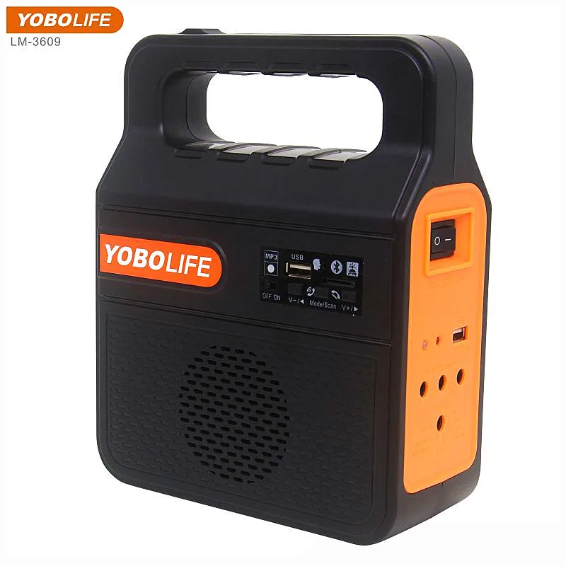 Imagem -03 - Yobolife-sistema de Iluminação Solar com Rádio fm Mp3 Player para Acampamento ao ar Livre