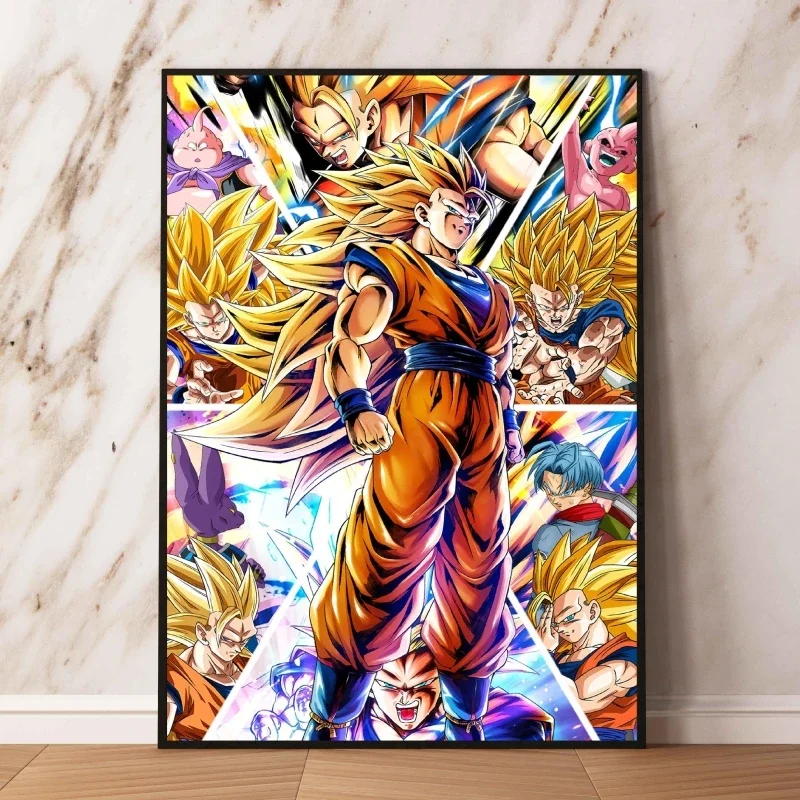 Japanese Anime Canvas Paintings Poster Toys Wall Art Home Birthday Gifts Modern Living Room Classic Kid Action Figures Hanging