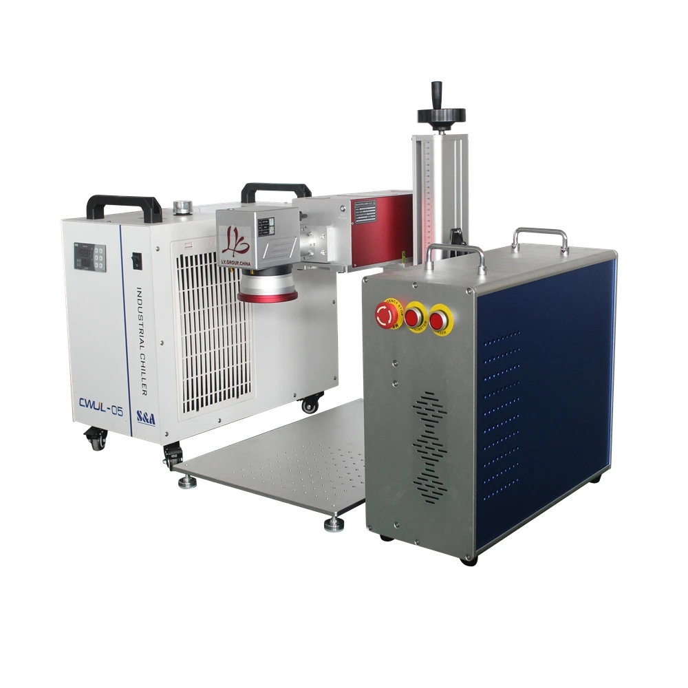 UV  Marking Machine Separated LY Ultraviolet Ray Purple Cold Light 3/5W JPT for Universal Stuff Included Crystal Glass