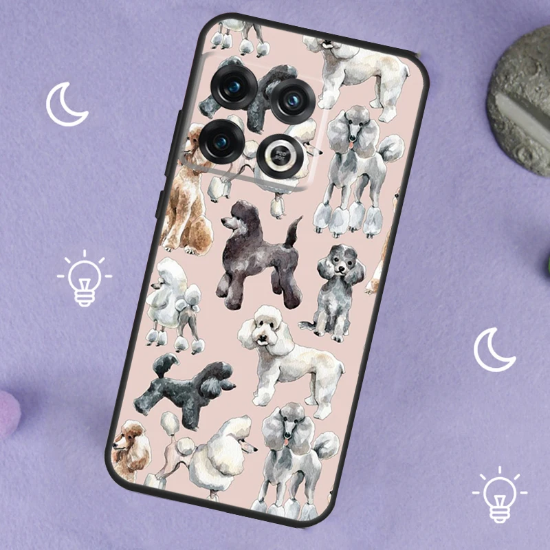 Poodle Dog Cartoon Funda For OnePlus Nord N20 N10 N30 CE 3 Lite Nord 2 2T OnePlus 11 9 10 Pro 8T 10R 10T Case