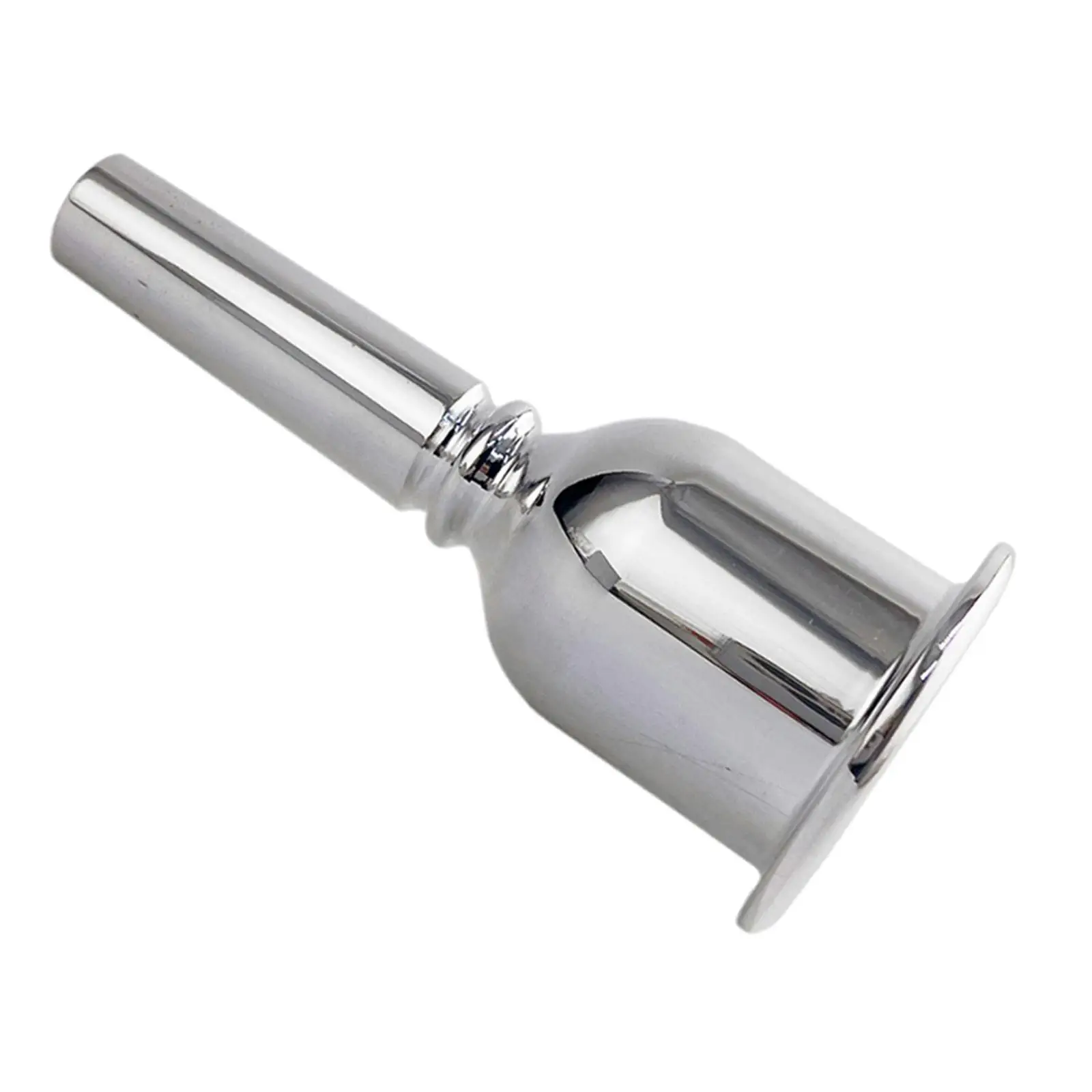 Tuba Embouchure Piece Silver Replacement Tuba Embouchure Piece Polished for Performance, Rehearsal Auditions