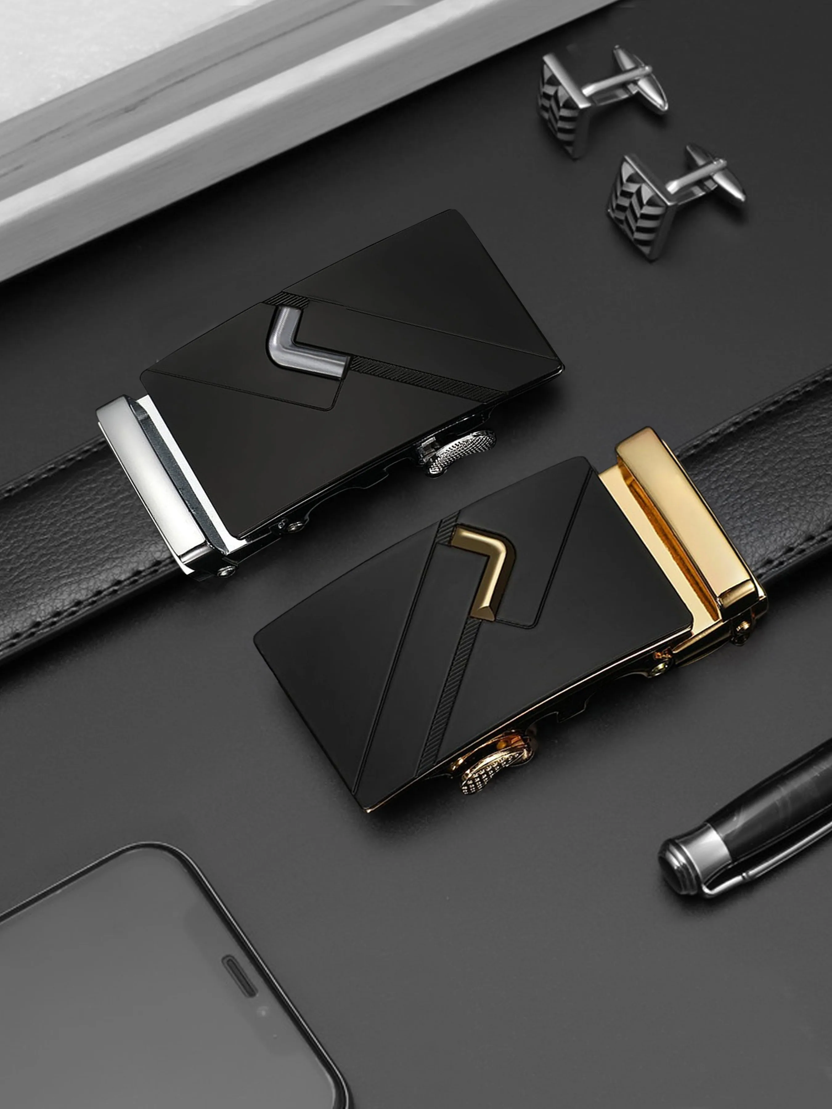 حزام رجالي جديد مد واسع الموضة أحزمة عمل جوكر غير رسمية.