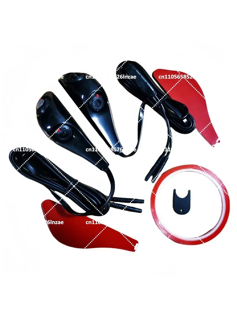 2 in 1 Car Auto Door Blind Spot Side View Camera 1080P Waterproof No Drilling Easy Install