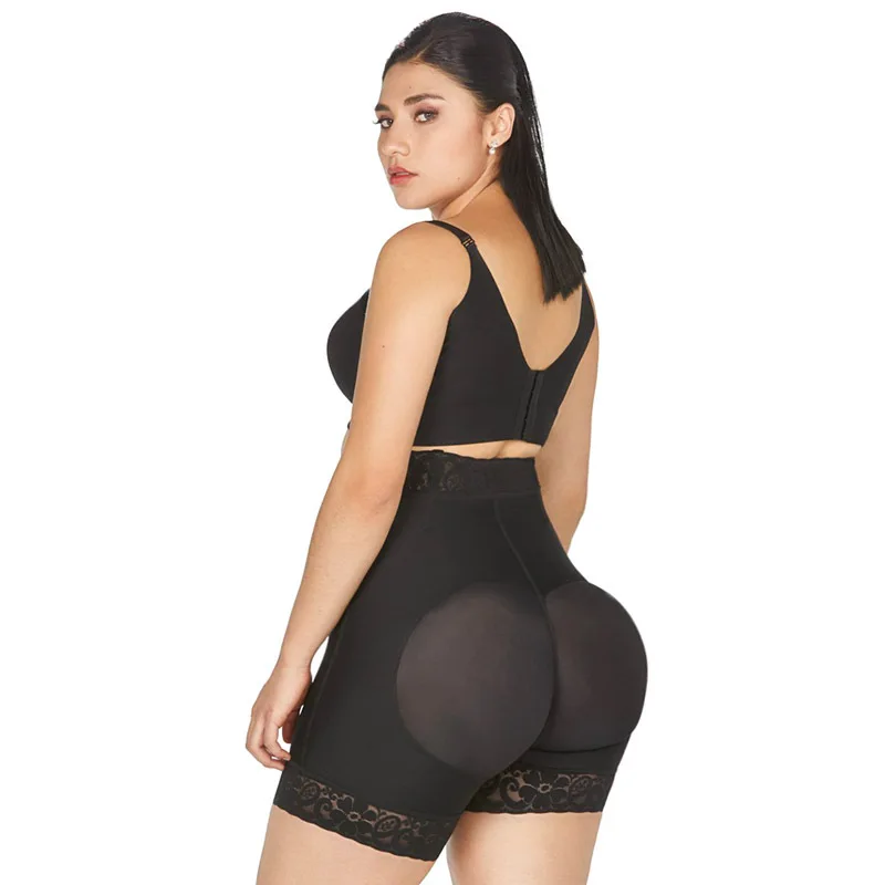 Women Hip Enhancer Postpartum Shapewear High Waist Tummy Body Slimming Panty Colombian Shorts