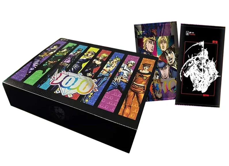 Tarjeta de JOJO's Bizarre Adventure, tarjeta coleccionable de viento dorado, tarjeta SSP de estampado dorado raro, juguetes para niños, regalos de Halloween y Navidad