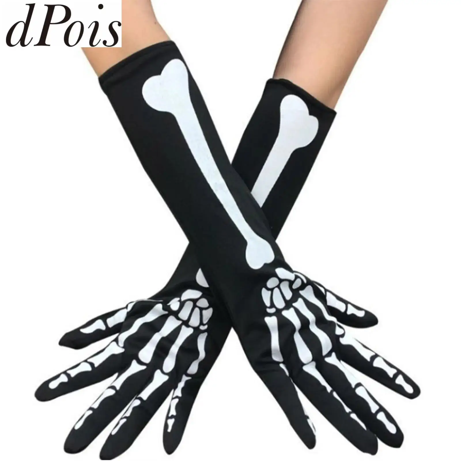 Gants de mains en Latex pour femmes et hommes, griffes de patte d'halloween, gants d'horreur pour Cosplay, gants de démons de fête de carnaval