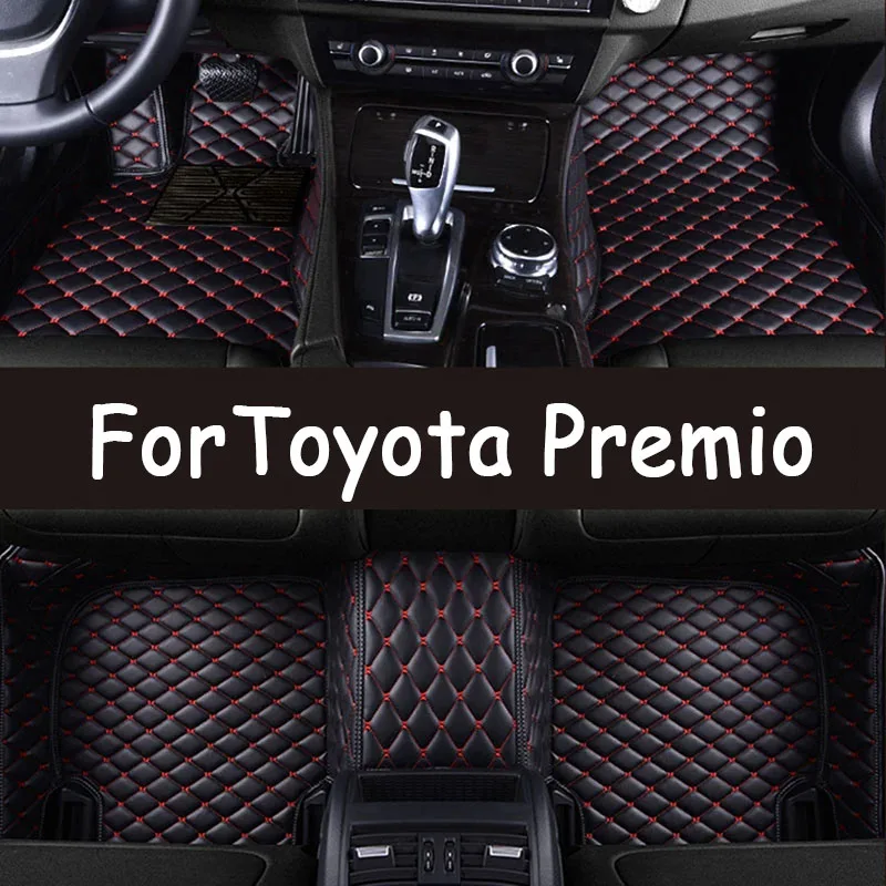 Car Floor Mats For Toyota Premio Allion T260 2007~2020 Waterproof Carpet Luxury Leather Mat Car Accessories Auto Rugs