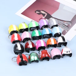 1PCS Motorcycle Helmets Key Chain Women Men Cute Safety Helmet Car Keychain Bags Hot Key Ring Gift Jewelry Wholesale