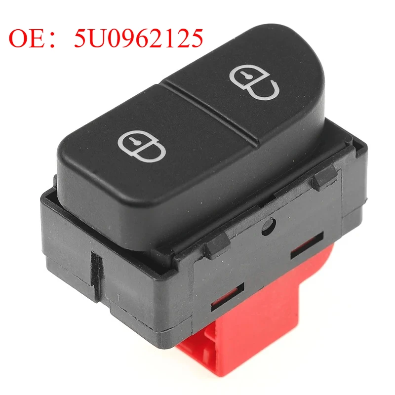 

For VW FOX GOL GV Power Window Switch Central Lock Control Switch Button 4 PINs 19008 5U0 962 125 373959855A 5U0962125