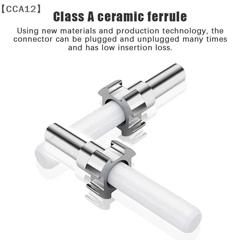 〔CCA12〕SC To SC UPC Fiber Optical Patch Cable Singlemode Simplex SMF 9/125μm Single Mode Bend Insensitive 2mm Fiber Optic Cor