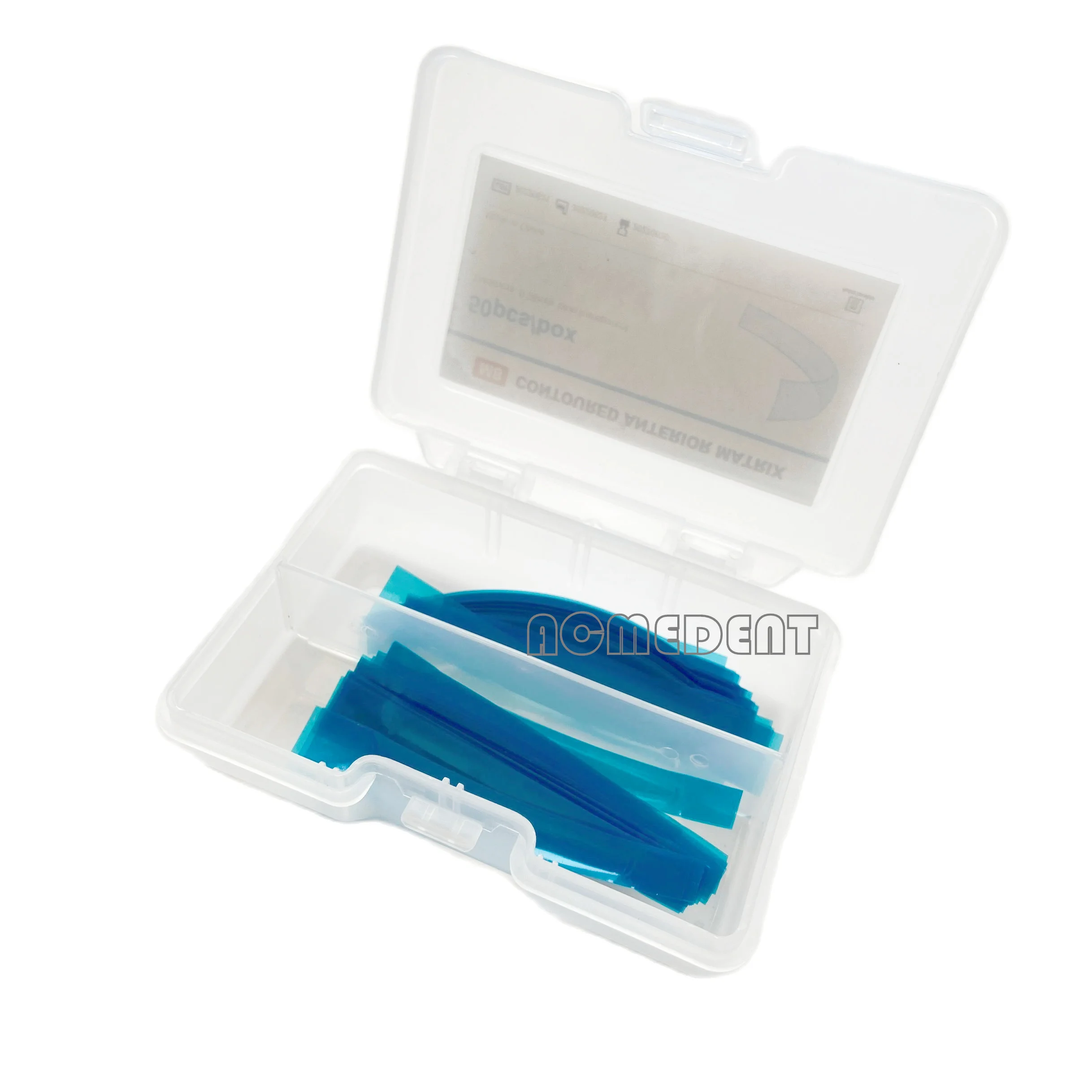 2x Dental Blue Strip Anterior Restoration Matrix Bands Composite Resin Matrices Tooth Repair Tools Dentist Instrument