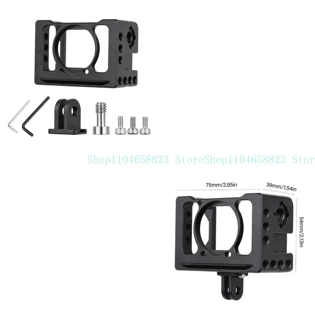 

652F Lightweight Metal Expansion Cage for RX0 II Camera Multiple Interfaces