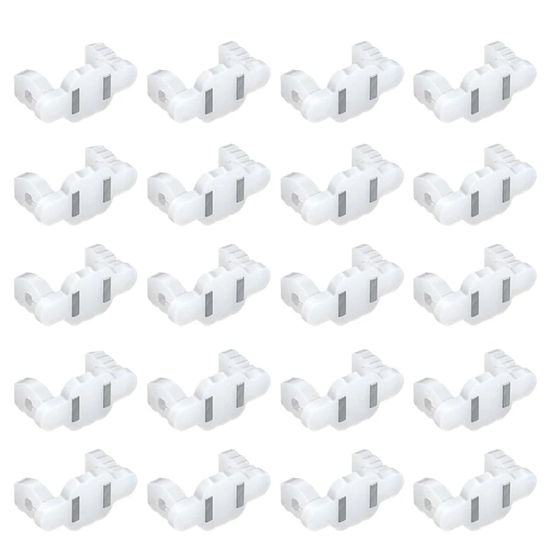 20Pack Strong Magnetic Christmas Light Clips Roof For C9 Socket, Roof Outdoor,Outside Xmas String Rope Siding Fence