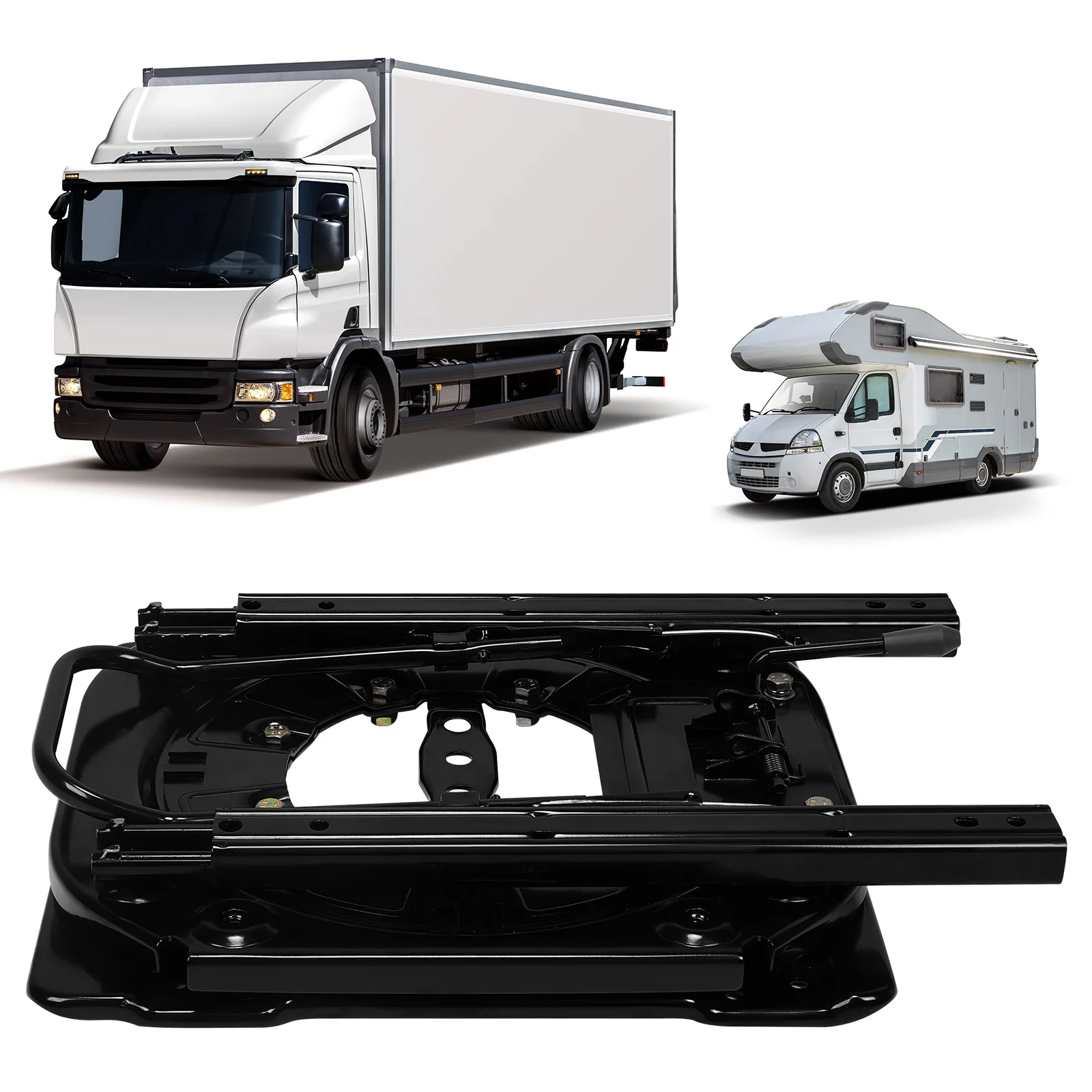 3 مللي متر لوح فولاذي مقعد عالي التحمل قاعدة دوارة ث/الانزلاق 360 درجة قاعدة مقعد قابلة للتدوير ل RV فان قارب شاحنة حافلة