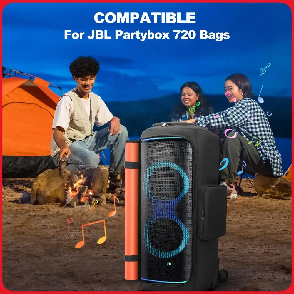 

Защитный чехол для колонки JBL Partybox 720, водонепроницаемая двусторонняя сумка для хранения колонки, износостойкая, для путешествий на открытом воздухе