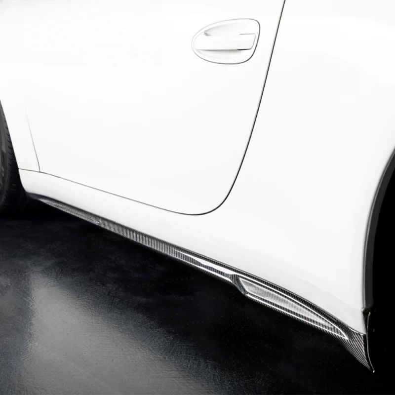High Quality Dry Carbon Fiber Aerodynamic Side Skirts Exterior Body Parts Fits 991 2012-2019 view 4