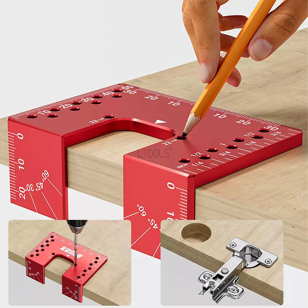

New Magnetic Cabinet Door Hinge Spacer 2mm Gaps Alignment Tool for Cabinet Door Installation Fixed Plate for Smooth Door Opening