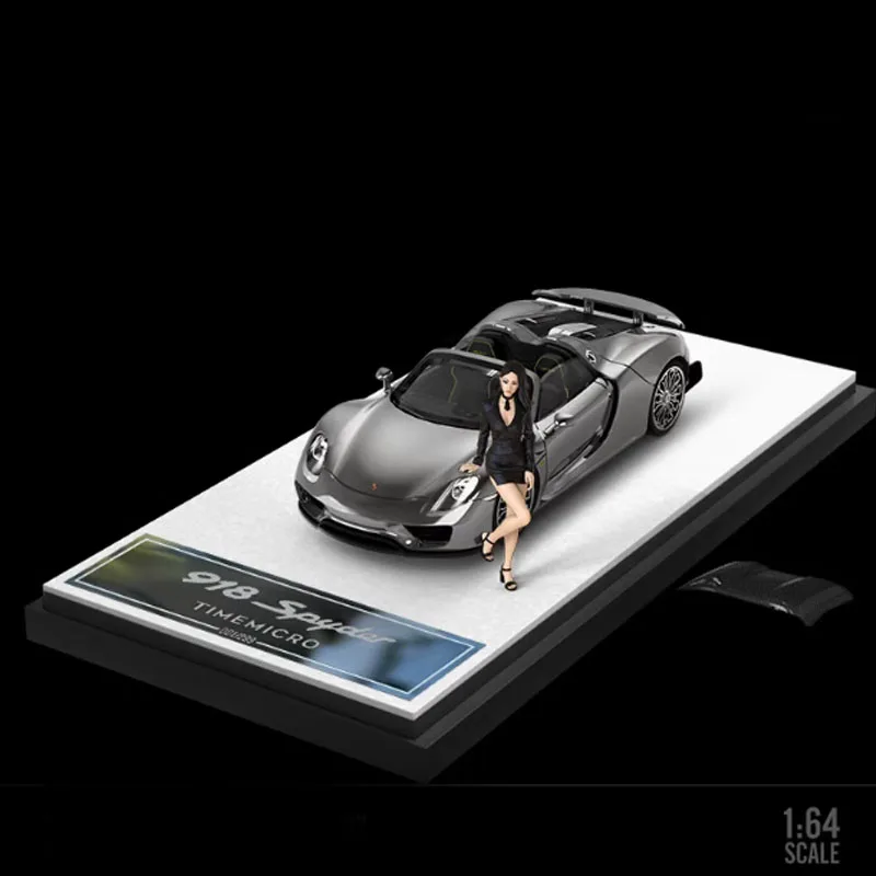 1:64 Scale 918 Spyder Doll Version TM643512 Simulation Alloy Toy Car Model Classic Collection Scene Ornaments