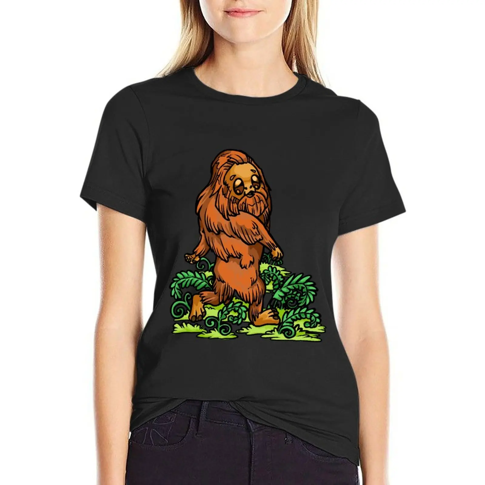 The Cutest Bigfoot Around! T-Shirt graphics new edition customizeds korean fashion woman t shirt