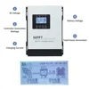 Auto 12V-96V MPPT 30A 60A 120A Solar Charge Controller 230V LCD Touch For Lifepo4 Lithium GELLead Acid Home Solar Panel System 5