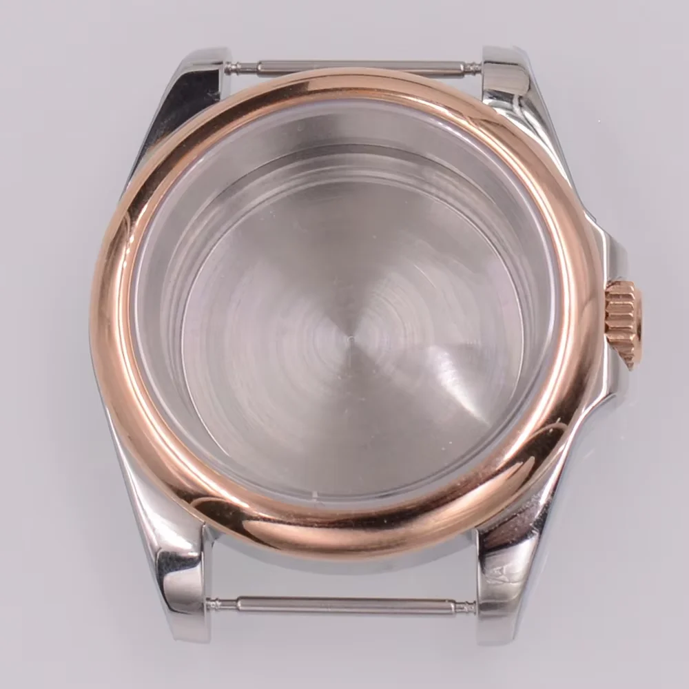 40MM Sapphire Glass Watch Case Fit NH34 NH35 NH36 PT5000 ETA2824 2836 Miyota 8215 8205 Movement Watch accessories