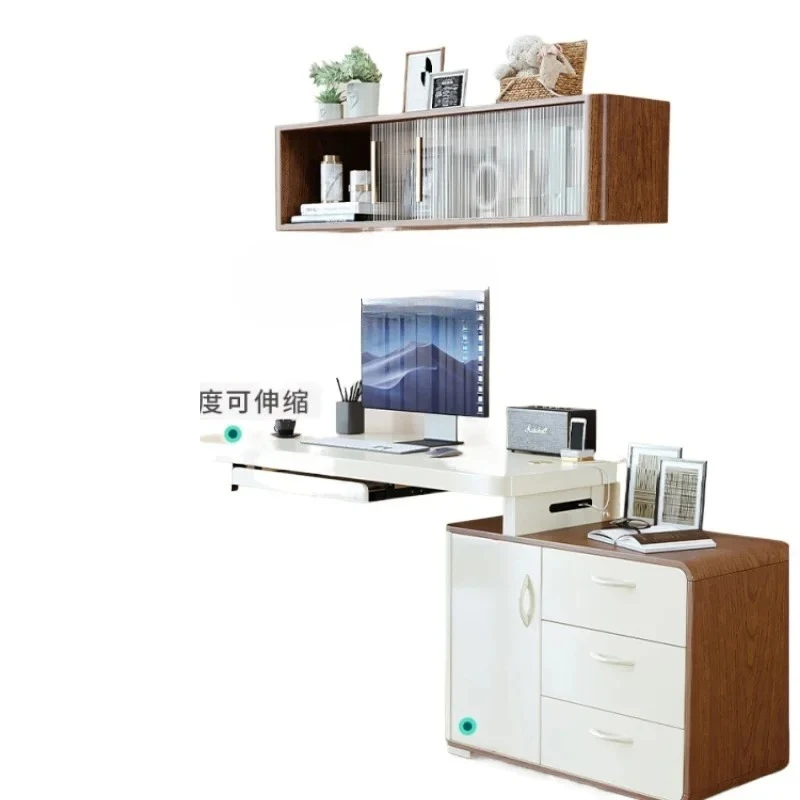 

ZF Light Luxury Computer Desk Modern Home Corner Bedroom Desk Simple Corner